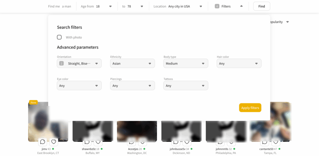 OneNightFriend website